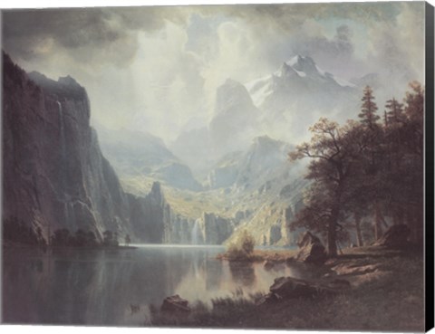 Framed In the Mountains Print