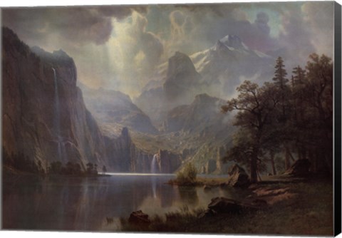 Framed In the Mountains Print