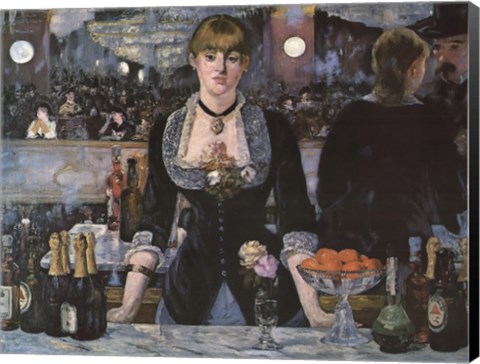 Framed Bar At the Folies-Bergere Print