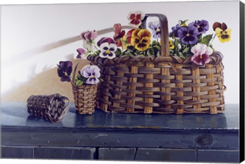 Framed May Baskets Print