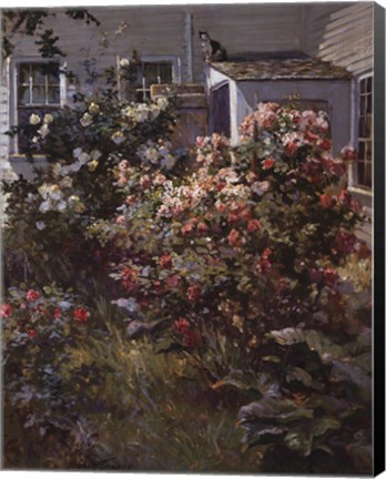 Framed Backyard Garden Print