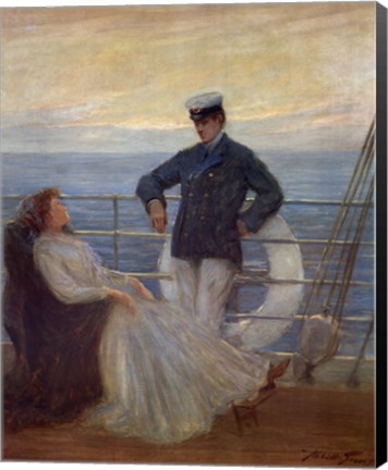 Framed Flirtation Print