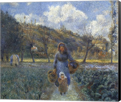 Framed In the Garden Print