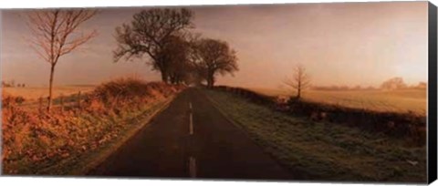 Framed Road at Sunrise Print