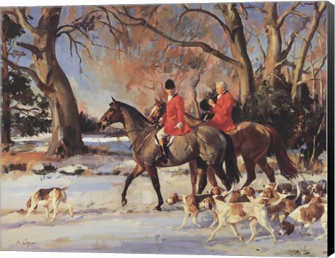 Framed Heading Home Print