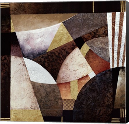 Framed Geometric Garden Print