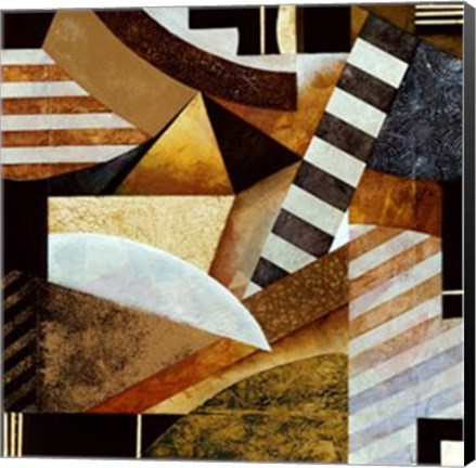 Framed Geometric Forest Print