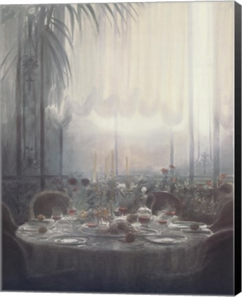 Framed Dejeuner a Reims Print