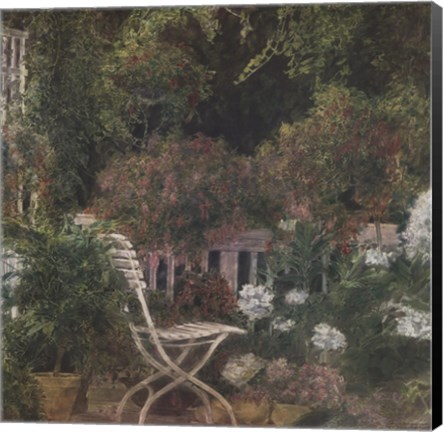 Framed Du Milieu des Fleurs Print