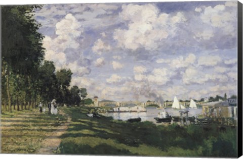 Framed Le Bassin D'argenteuil Print