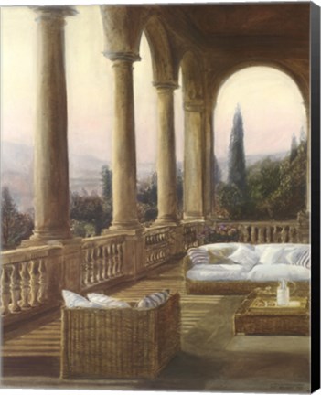 Framed Arched Tuscan Remembrances Print