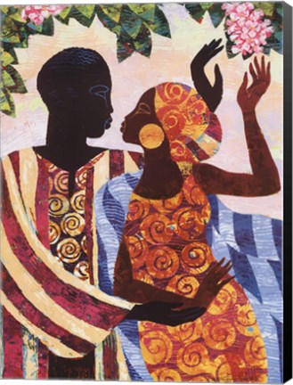 Framed In the Garden Print