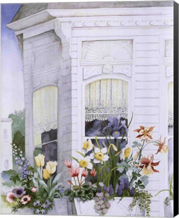 Framed Victorian Windows Print