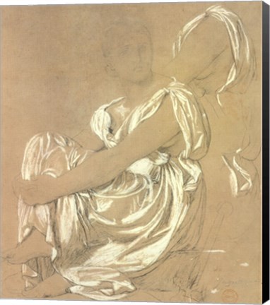 Framed Study for the Illiad Print