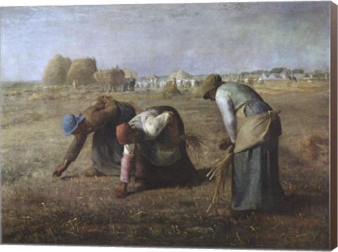 Framed Gleaners 1857 Print