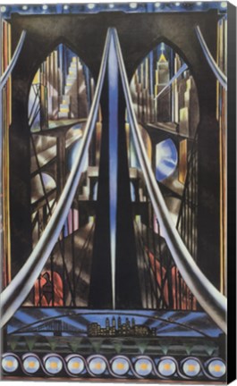 Framed Brooklyn Bridge Print