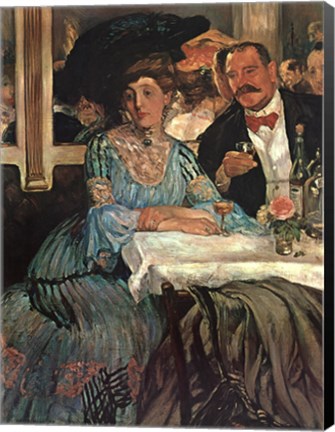 Framed Chez Mouquin Print