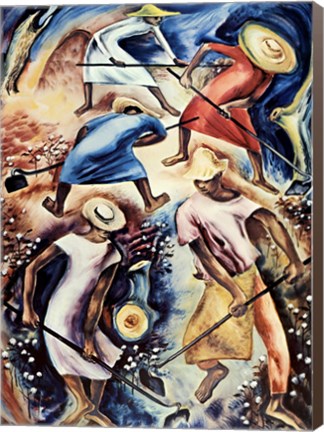 Framed Poor Man's Cotton Print