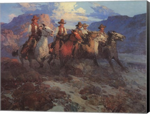 Framed Riders of the Dawn Print