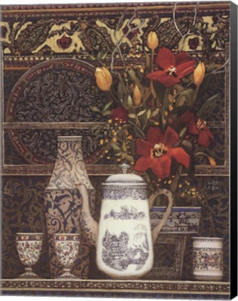 Framed Deja Blue Print