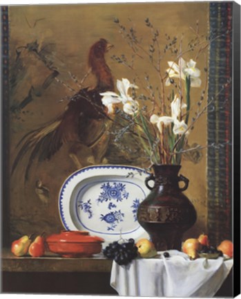 Framed Japanese Iris Print