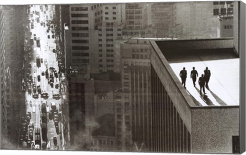 Framed Sao Paolo Print