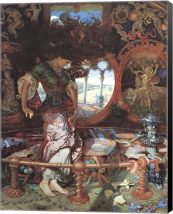 Framed Lady of Shalott Print