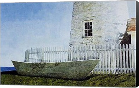 Framed Pemaquid Dory Print
