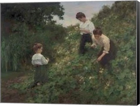 Framed Flower Girls Print