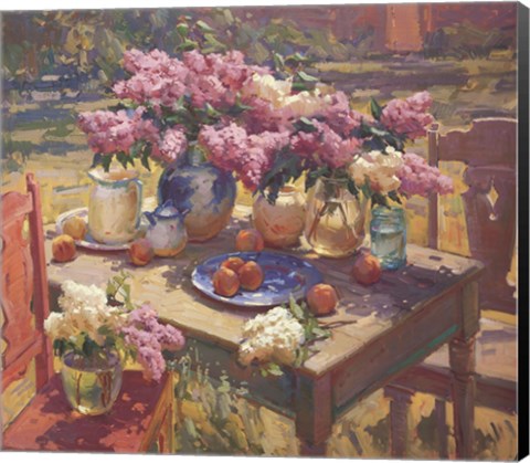 Framed Fresh Cut Lilacs Print