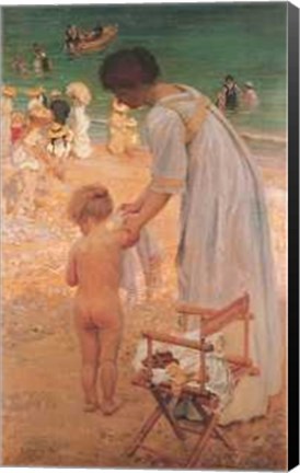 Framed Bathing Hour Print