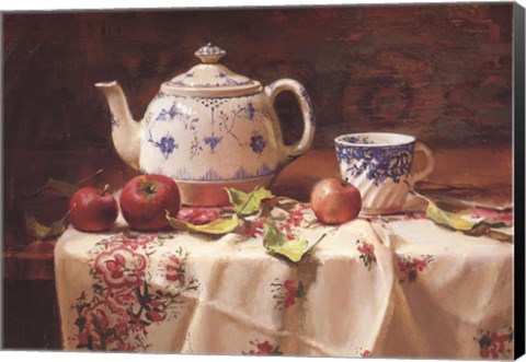 Framed Apples and Tea Print