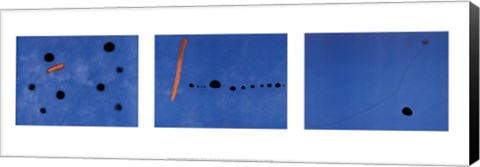 Framed Blue II Print