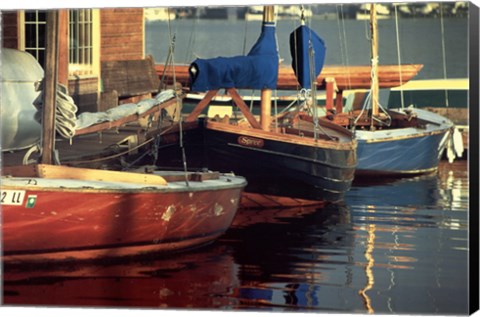 Framed Spree at the Dock Print