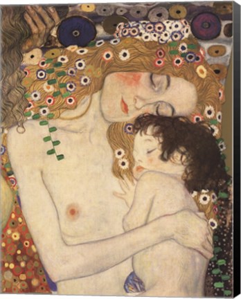 Framed Three Ages (Detail) Print