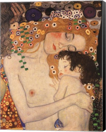 Framed Three Ages (Detail) Print