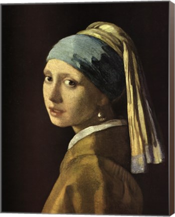 Framed Head Of A Girl Print