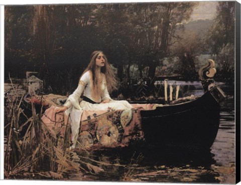 Framed Lady Of Shalott Print