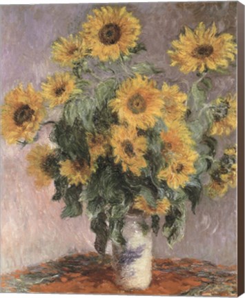 Framed Sunflowers Print