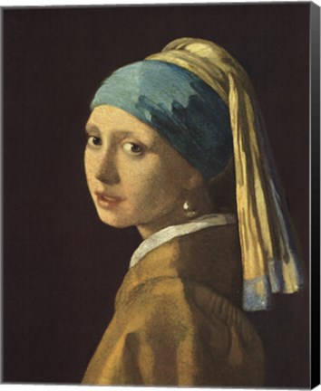 Framed Head Of A Girl Print