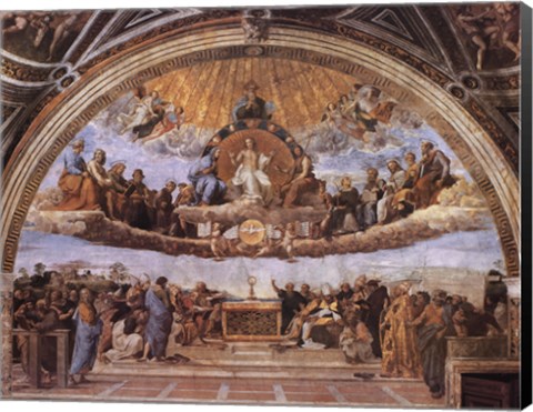 Framed Dispute at the Eucharist Print