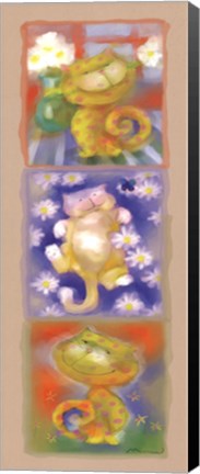 Framed Kitty Panel Print