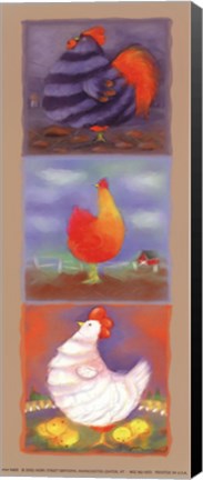 Framed Chicken Panel Print