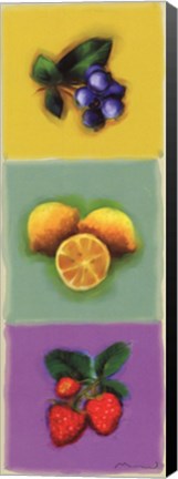 Framed Fruit Panel Print