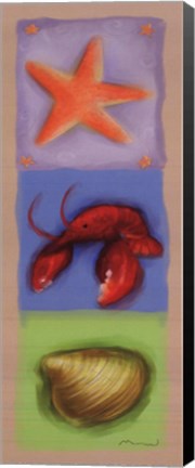 Framed Sea Critter Panel Print