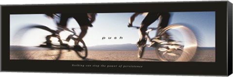 Framed Push-Bicycles Print