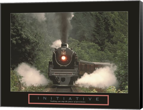 Framed Initiative - Train Print