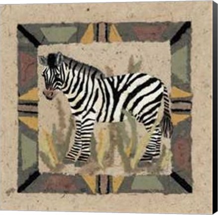 Framed Zebra Print