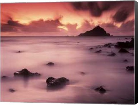 Framed Hana Coast Sunrise Print