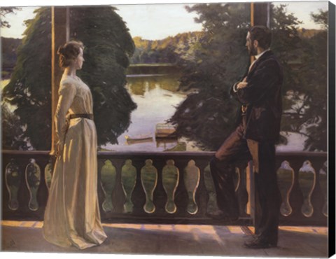 Framed Nordic Summer Evening, 1899-1900 Print